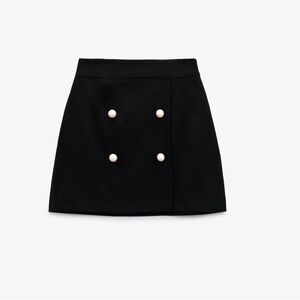 Zara skirt with pearls size medium